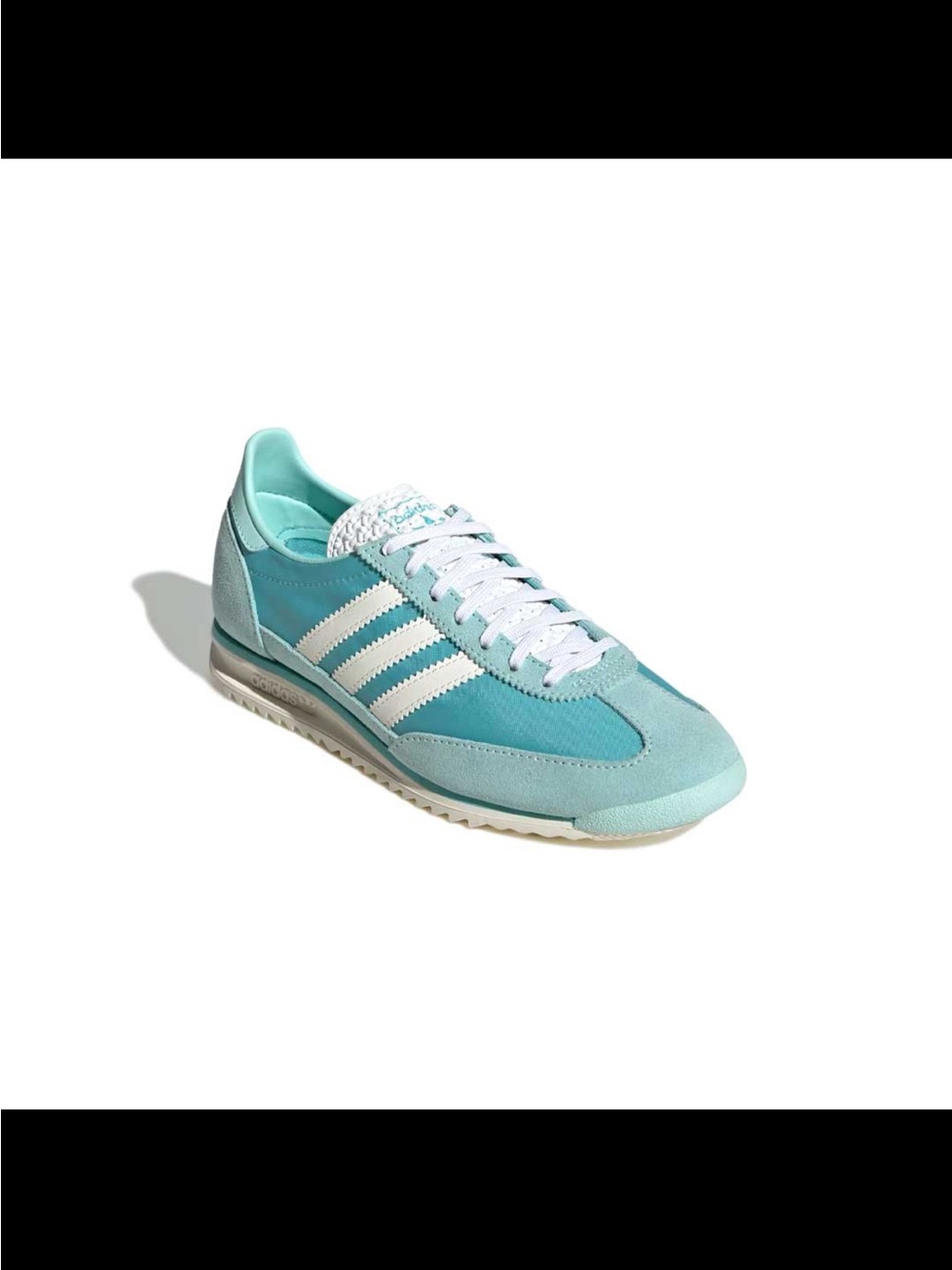adidas Women’s Mint Teal Retro Runner with White Stripes